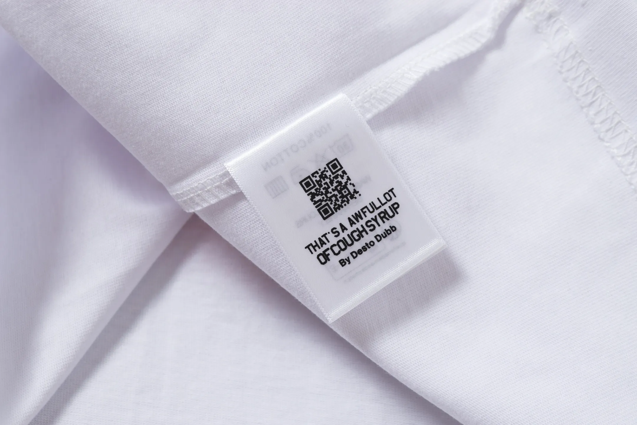 #White | THAT'S A AWFUL LOT OF COUGH SYRUP In Stock Real shot American simple trendy brand loose casual T-shirt Fabric (fabric): 32 counts Weight combed double yarn pure cotton Sizes (size): S-M L X L Color (colour): White